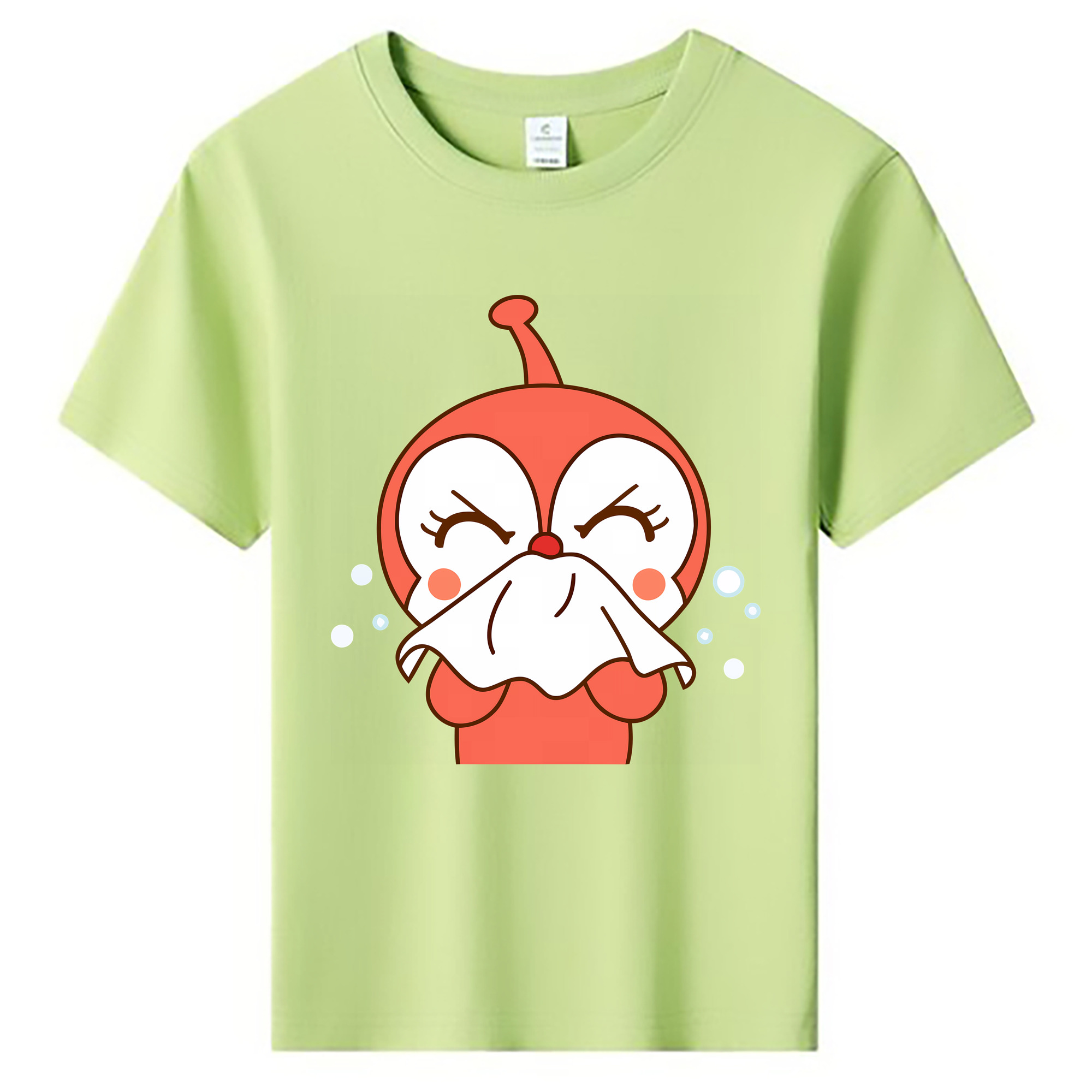 （画像用） アンパンマン Anpanman 綿100％キッズTシャツ（フロントプリント）